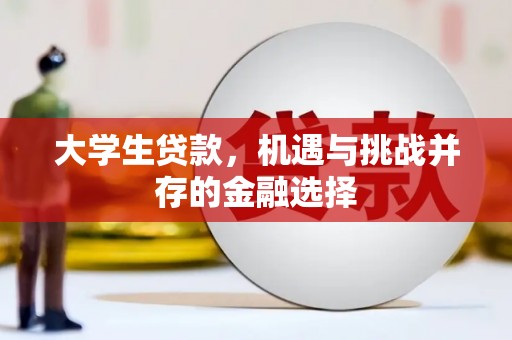景泰大学生贷款，机遇与挑战并存的金融选择
