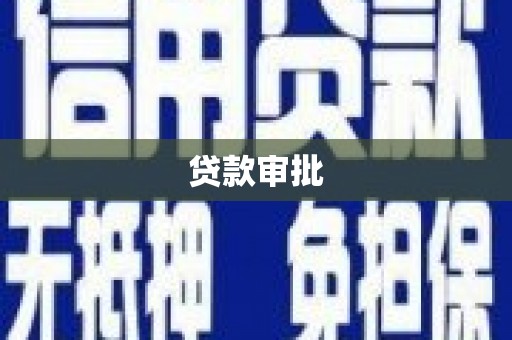 武鸣贷款审批