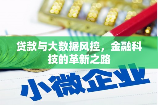 铜仁贷款与大数据风控，金融科技的革新之路