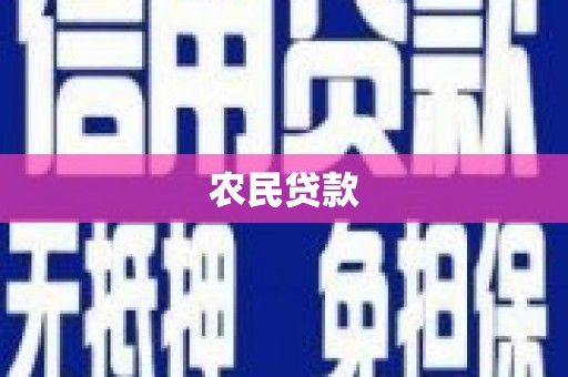 东昌农民贷款