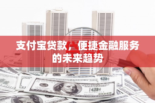 靖州支付宝贷款，便捷金融服务的未来趋势