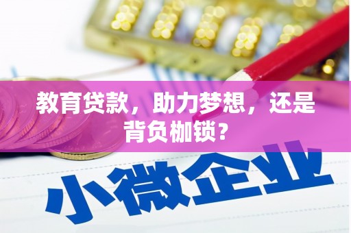 桐乡教育贷款，助力梦想，还是背负枷锁？