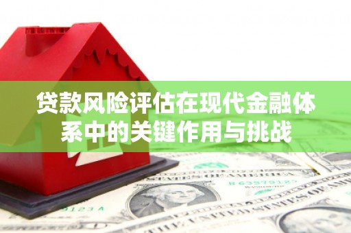 犍为贷款风险评估在现代金融体系中的关键作用与挑战