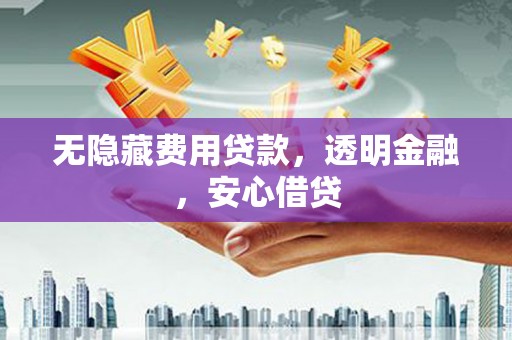 彰武无隐藏费用贷款，透明金融，安心借贷