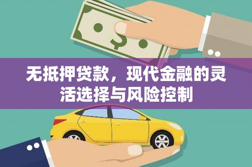 莱城无抵押贷款，现代金融的灵活选择与风险控制