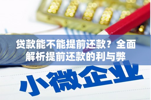 中宁贷款能不能提前还款？全面解析提前还款的利与弊