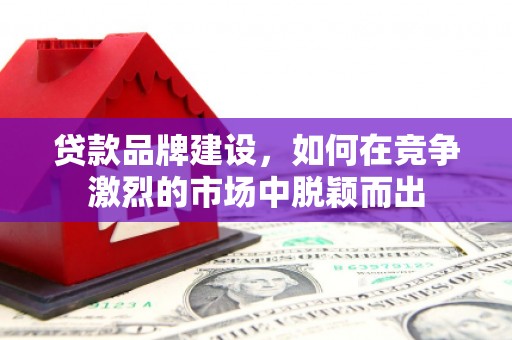 茄萣贷款品牌建设，如何在竞争激烈的市场中脱颖而出