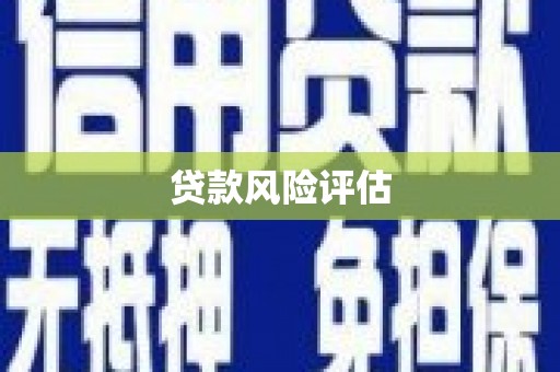 鄱阳贷款风险评估