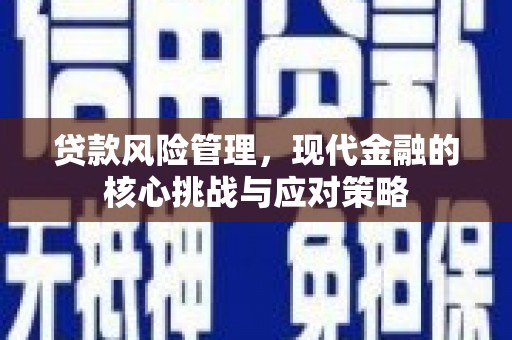 北镇贷款风险管理，现代金融的核心挑战与应对策略