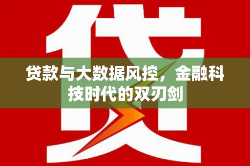 沁阳贷款与大数据风控，金融科技时代的双刃剑