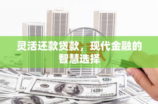 比如灵活还款贷款，现代金融的智慧选择