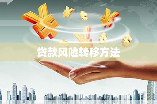 景东贷款风险转移方法