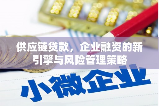 江源供应链贷款，企业融资的新引擎与风险管理策略