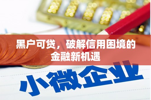 天宁黑户可贷，破解信用困境的金融新机遇