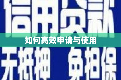 宁波如何高效申请与使用