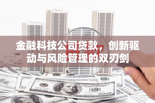 兰州金融科技公司贷款，创新驱动与风险管理的双刃剑